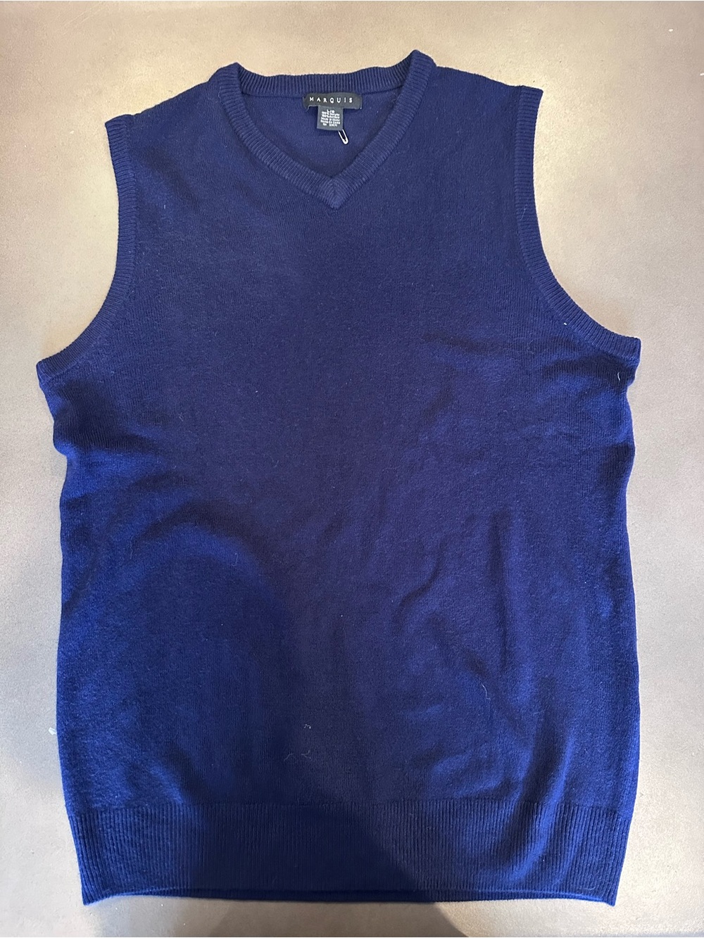 Marquis Navy Blue Acrylic Sweater